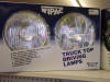 S6041C: Truck Top Driving Lamps, Stainless Steel, Pair